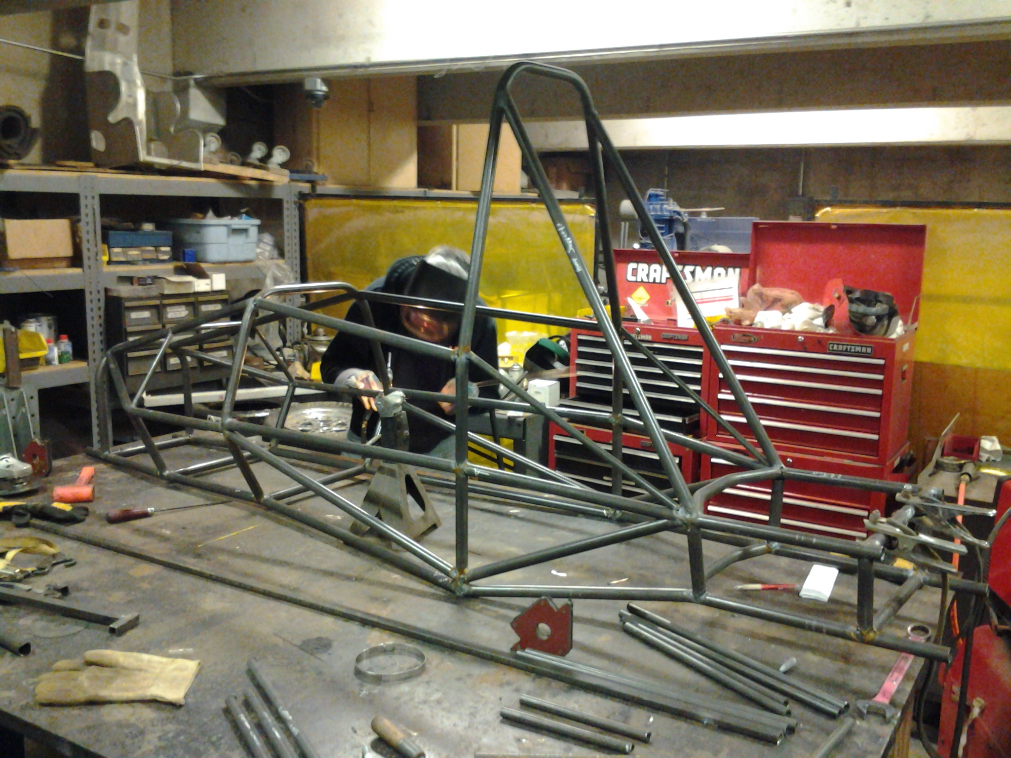 Welding the frame