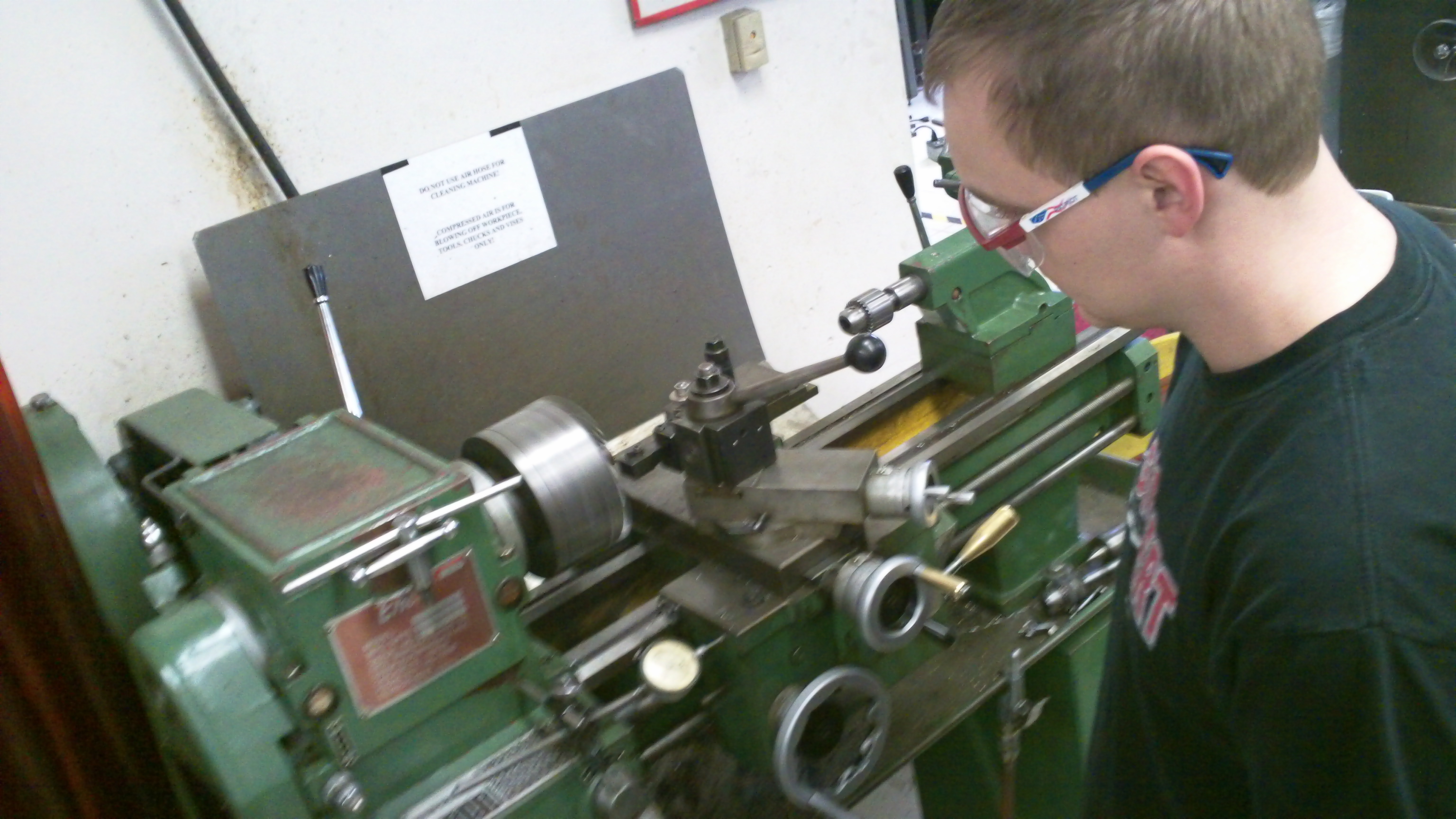 Bryce on Lathe