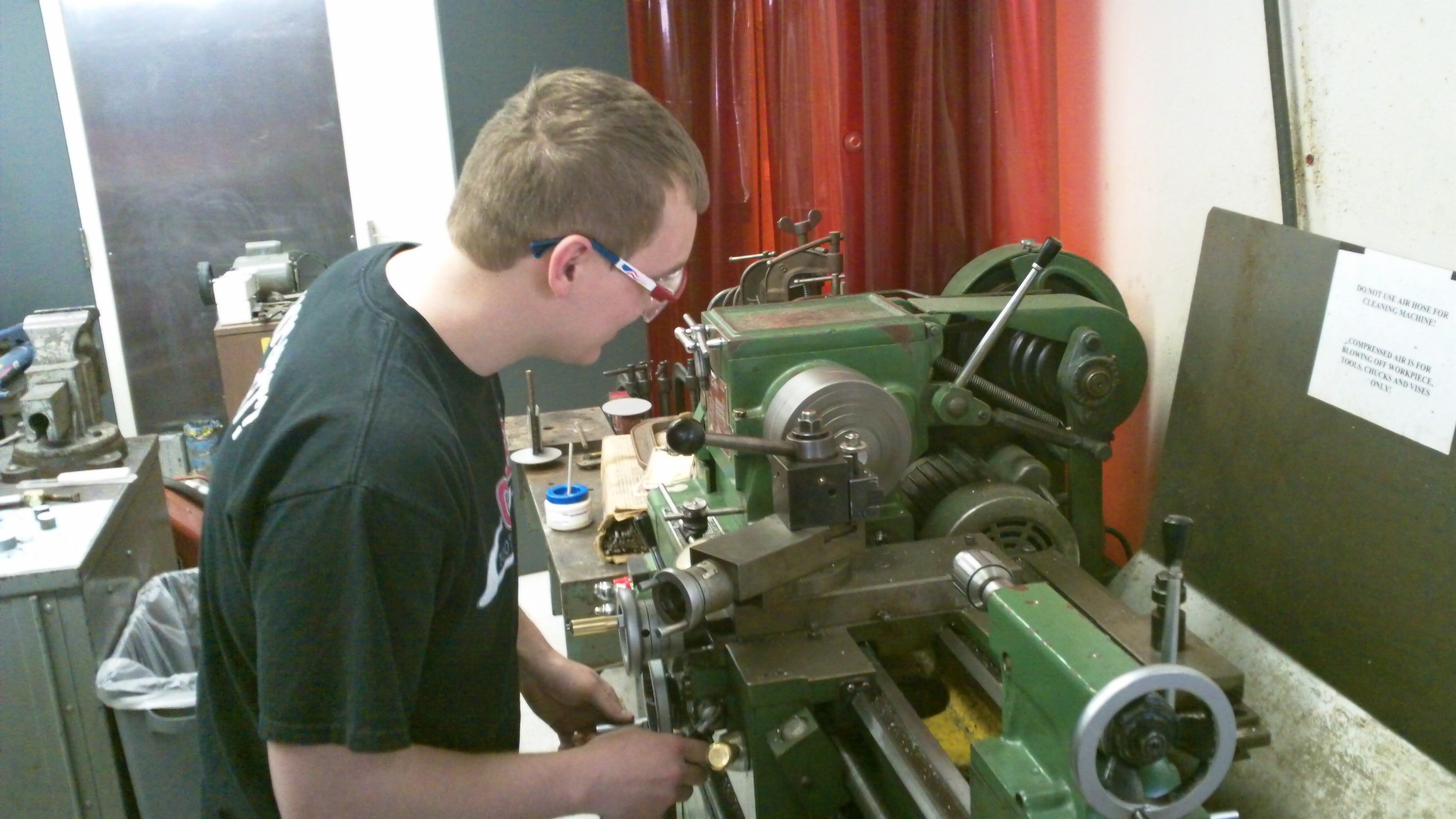 Bryce on Lathe