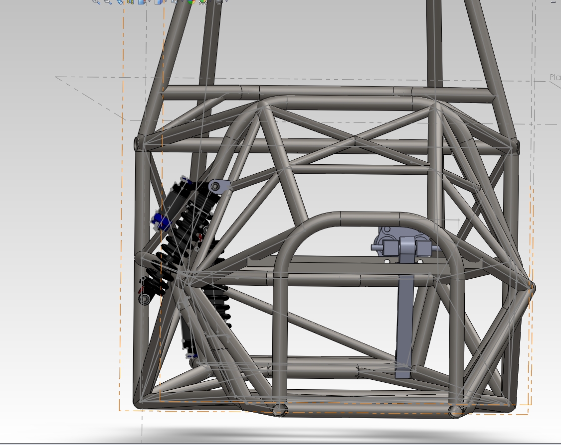 Front Shock Placement